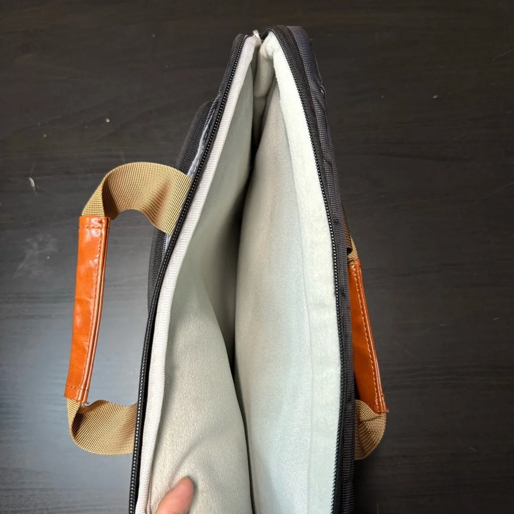 Insulated Laptop/Tablet Case with adjustable strap, handle, & suitcase strap